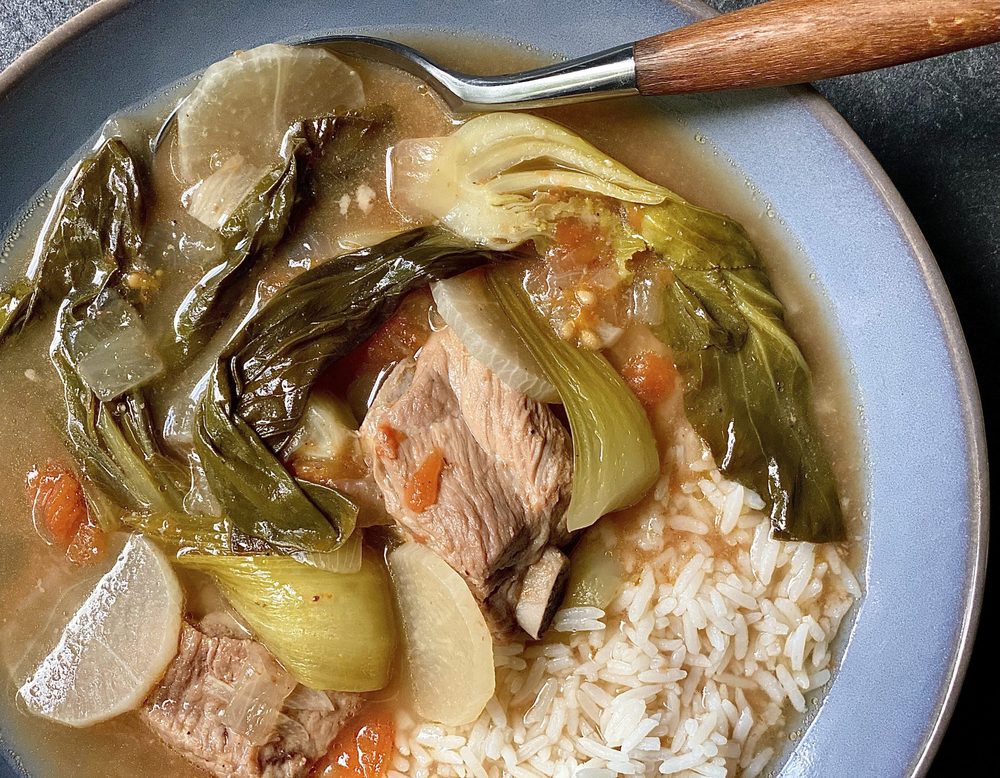 Filipino Pork Sinigang Soup