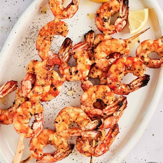 Grilled Shrimp on Skewers