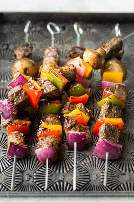Low-Carb Beef Kabobs