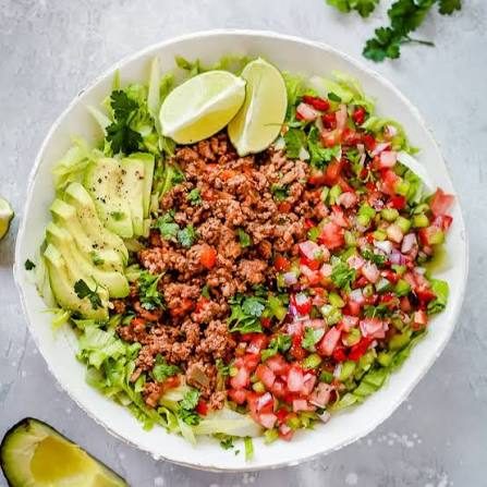 Taco Beef Salad (without Tortilla)